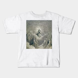 Lady venerated in the heavenly firmament Kids T-Shirt